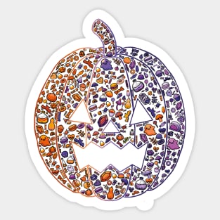 Halloween pumpkin Sticker